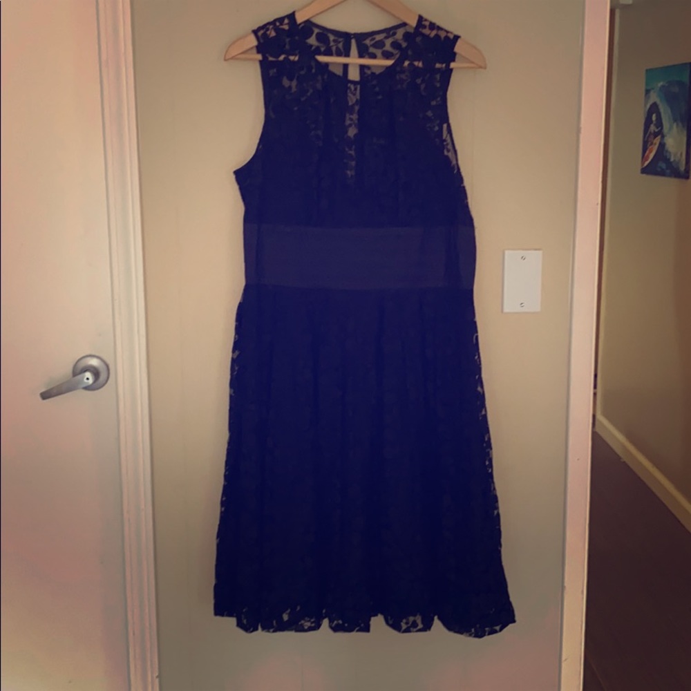 Tracy Reese black lace dress